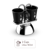 Induction Mini Moka Pot Espresso Gift Set | Italian Coffee Maker with Cups