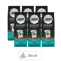 Perfetto Moka Ground Coffee Decaf (6-Pack, 8.8 oz each)