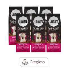 Perfetto Moka Ground Coffee Pregiato (6-Pack, 8.8 oz each)