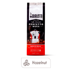 Bialetti Perfetto Moka Hazelnut Ground Coffee, 8.8 oz