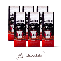 Perfetto Moka Ground Coffee Chocolate (6-Pack, 8.8 oz each)