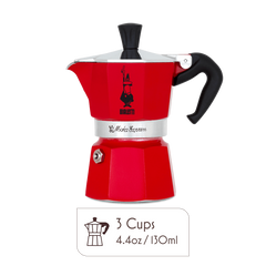 Bialetti Moka Pot 3 Espresso Cup – Italian Stovetop Espresso Maker
