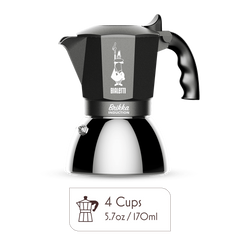 Brikka Induction Moka Pot Crema-Rich Stovetop Espresso & Italian Coffee Maker