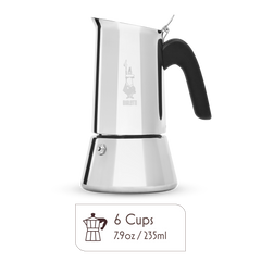 Bialetti Venus Stainless Steel Moka Pot – Stovetop Espresso Maker