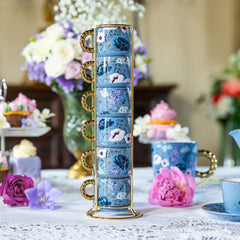 Bridgerton Regency-Inspired Stackable Coffee Cups