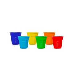 Octagonal Ceramic Espresso Cups – Set of 6 Handleless Porcelain Cups
