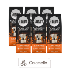 Perfetto Moka Ground Coffee Caramello (6-Pack, 8.8 oz each)