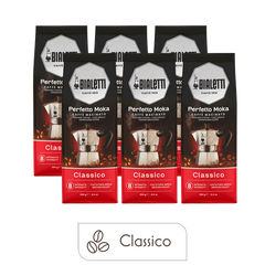 Perfetto Moka Ground Coffee Classico (6-Pack, 8.8 oz each)