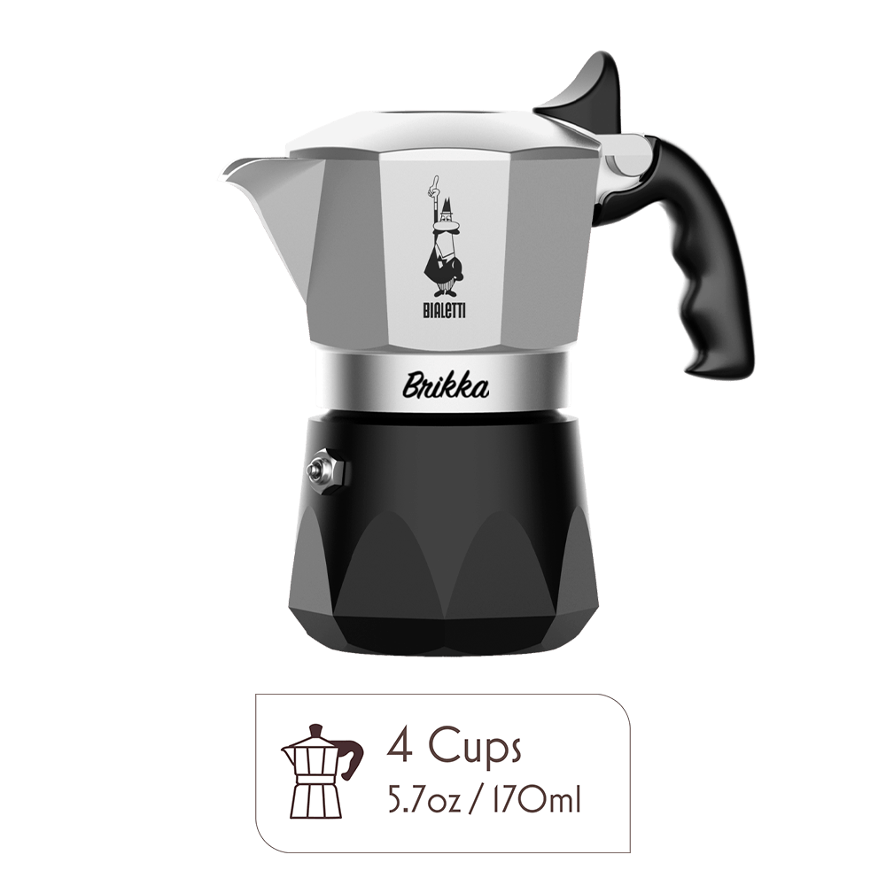 Bialetti Brikka Moka Pot – Crema-Rich Stovetop Espresso Maker