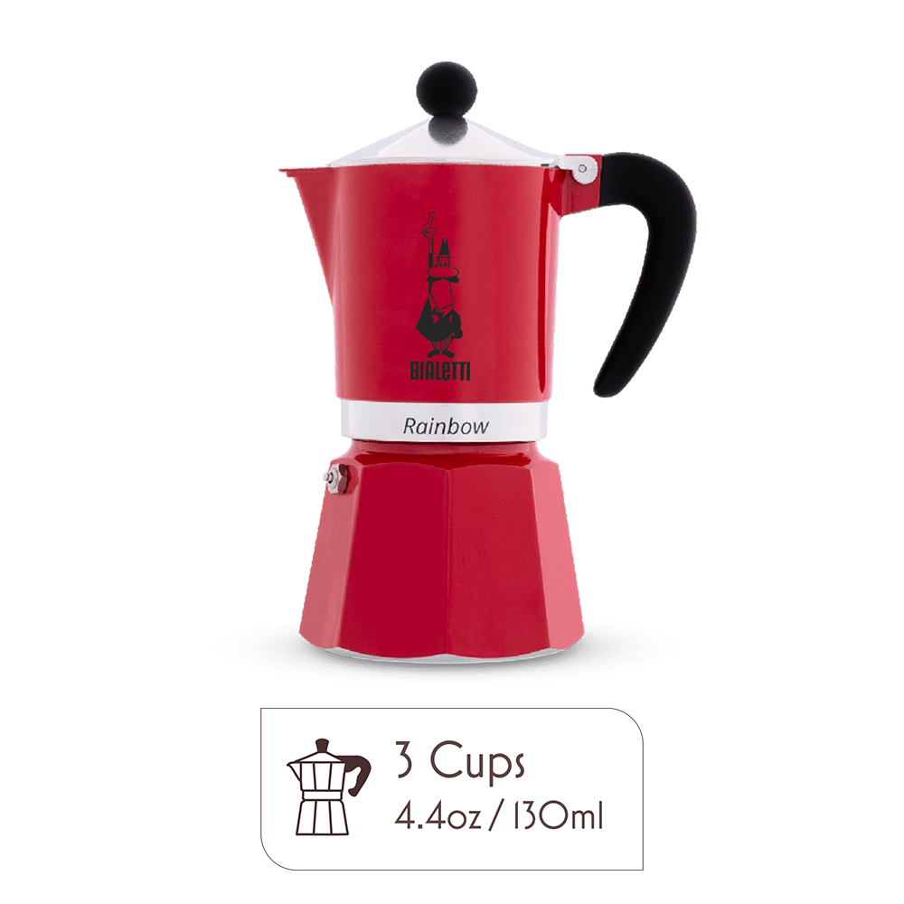 Bialetti Rainbow Moka Pot – Italian Stovetop Espresso Maker