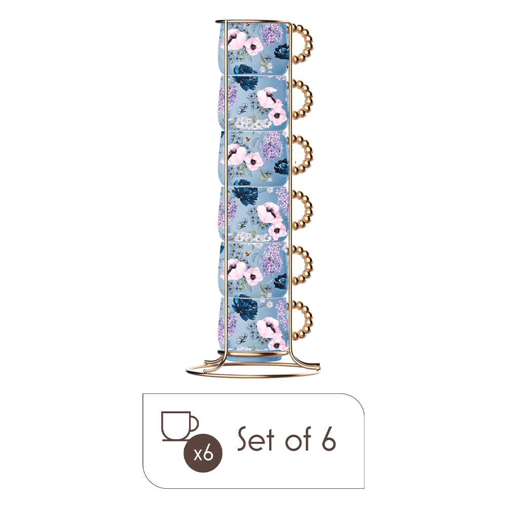 Bridgerton Regency-Inspired Stackable Coffee Cups
