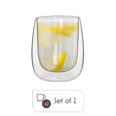 Verona Double-Wall Glass Cups – Espresso, Cappuccino & Iced Drink Sets