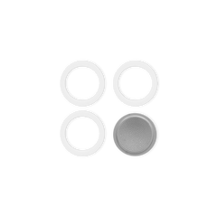 3 rubber gaskets and 1 filter plate for 2-cup Moka pots