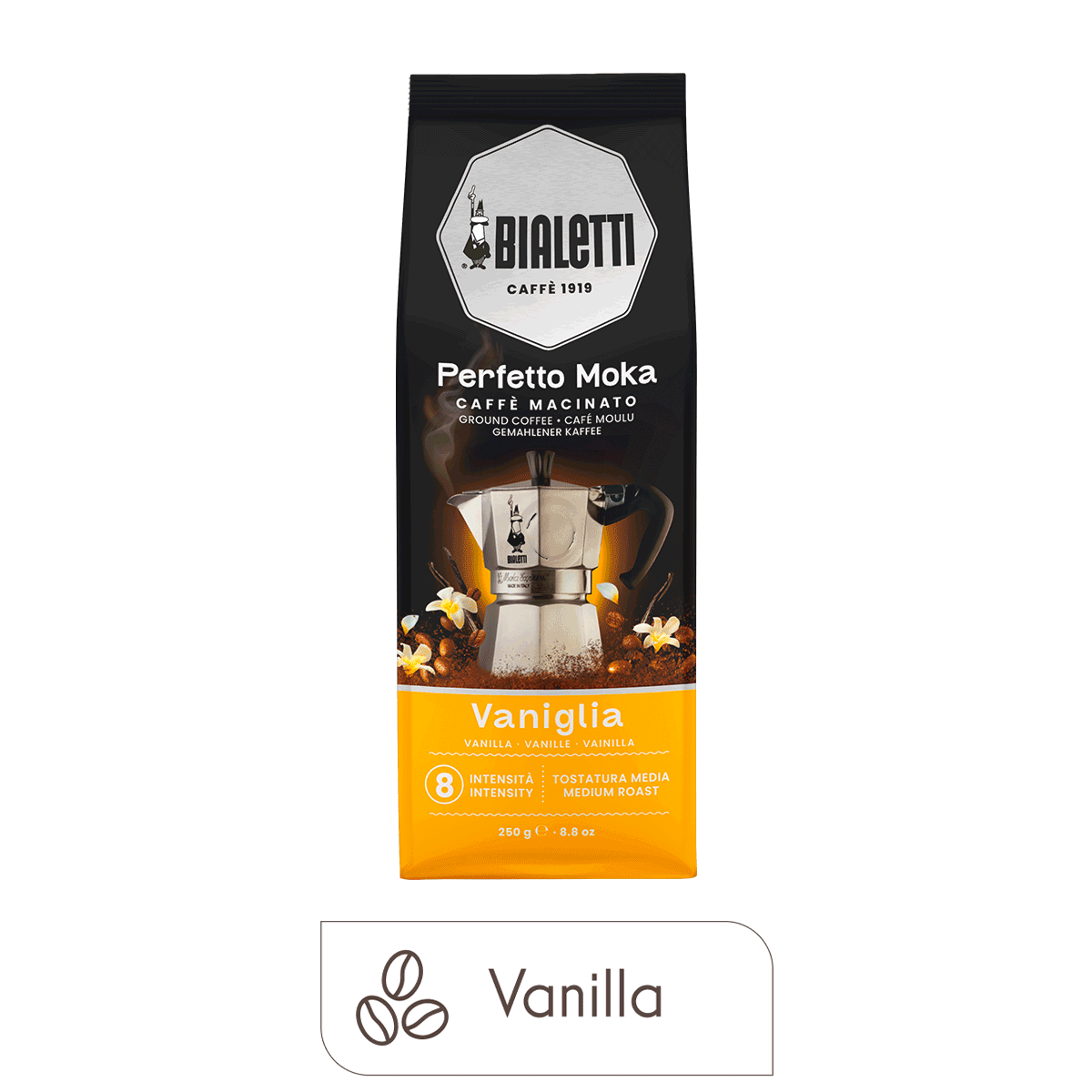 Perfetto Moka Ground Coffee Vanilla