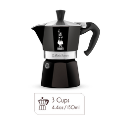 Bialetti Moka Pot 3 Espresso Cup – Italian Stovetop Espresso Maker